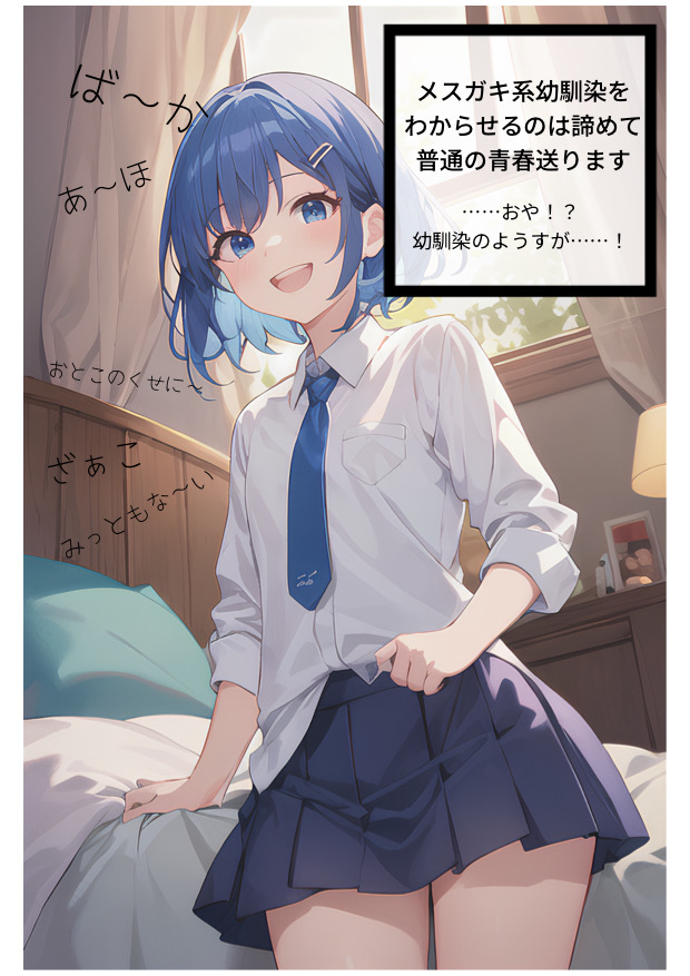 メスガキ系幼馴染をわからせるのは諦めて普通の青春送ります……おや！？   幼馴染のようすが……！